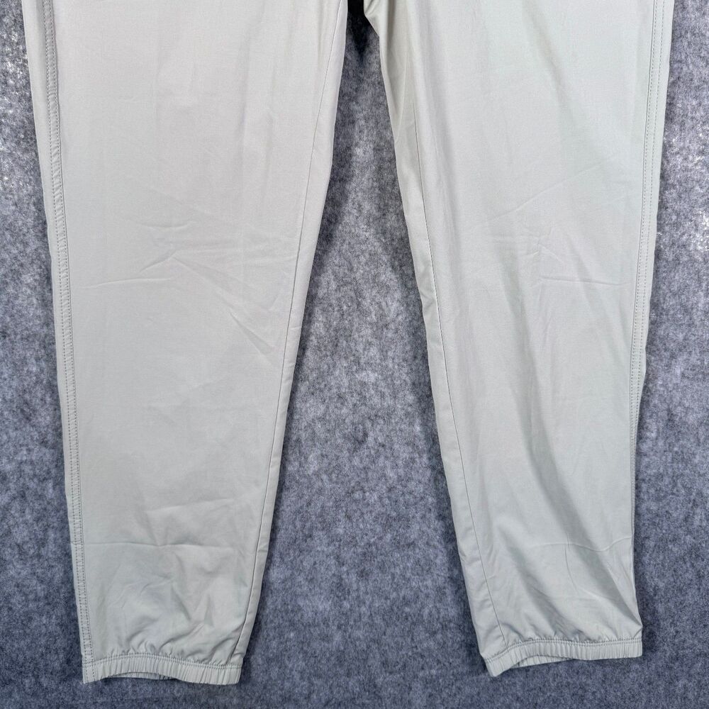 Vuori Kore Lined Joggers Mens Medium 32x28 Beige Elastic Waist Drawstring Pants - Picture 3 of 14